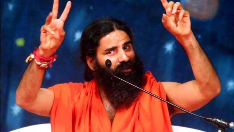 Yoga Day: Ramdev holds preparatory session