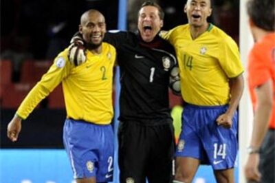 Late Brazil goal breaks South Africa's hearts in semis