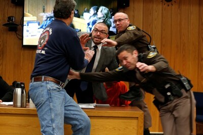 Father of Molested Girls Lunges at Disgraced USA Gymnastics Doctor in Court