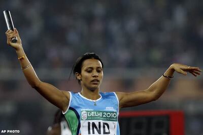India wins gold in women's 4x400m relay