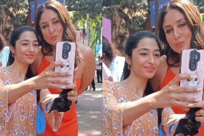 Kareena Kapoor's Signature Pout Steals The Show As She Steps Out in Stunning Orange Dress; Watch
