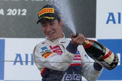 First podium finish for Kamui Kobayashi at Japanese GP