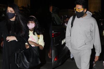 Aaradhya Hides Behind Aishwarya Rai, CISF Officer Asks Abhishek Bachchan To Remove Mask At Airport