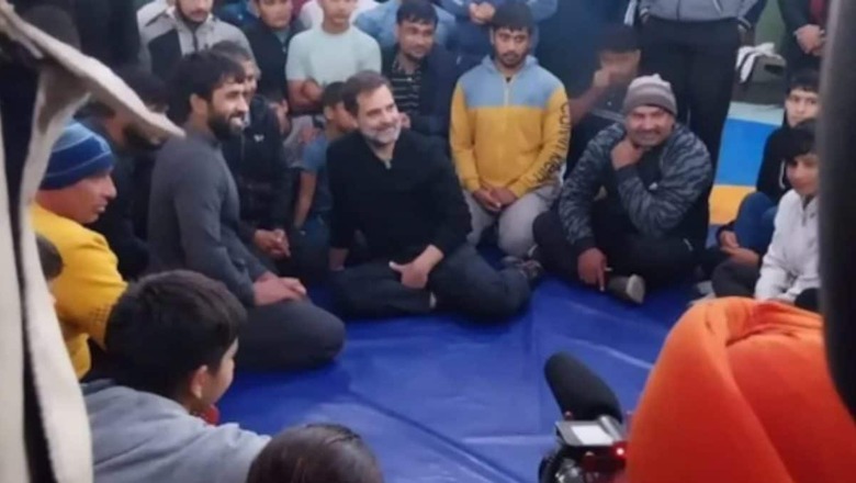 Haryana: Rahul Gandhi Meets Bajrang Poonia, Other Wrestlers Amid Row Over WFI Chief Election