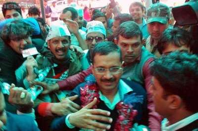 Delhi CM Kejriwal meets people at janta durbar, hears complains
