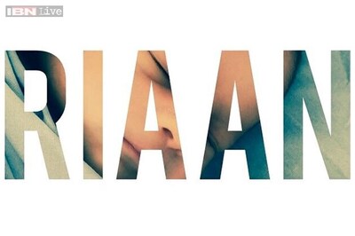 Snapshot: Riteish Deshmukh shares the first photo of his son Riaan. Well, almost