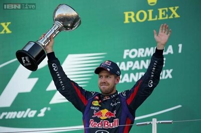 Red Bull's Vettel wins Japanese GP, title has to wait