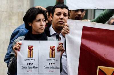 Egypt court acquits 17 in protest that saw mother shot dead
