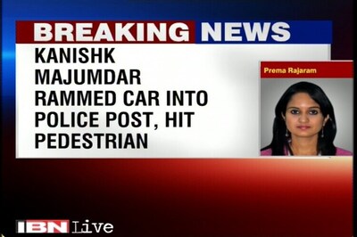 Kolkata: Youth Congress worker rams car into police post, arrested