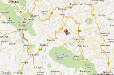 Four killed as car falls into gorge near Uragi village in Pauri