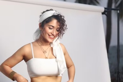 Ruhani Sharma Gives Summer Fashion Goals In White Crop Top And Plazzo