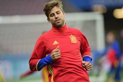 Gerard Pique Shrugs Off Anthem Gesture Controversy