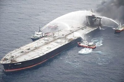 Oil Slick From Stricken Supertanker Spotted Off Sri Lanka