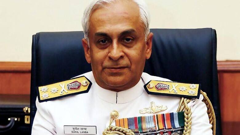 Admiral Sunil Lanba Takes Over as New Chief of Indian Navy