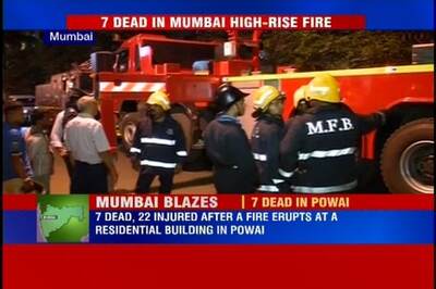 7 charred to death, many feared trapped as fire engulfs residential building in Powai in Mumbai