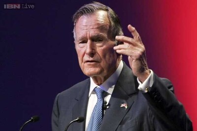 Former US president George HW Bush hospitalised