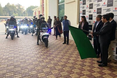 Gurugram Police Procures 10 Suzuki Gixxer SF 250 Motorcycles for Road Safety CSR Initiative