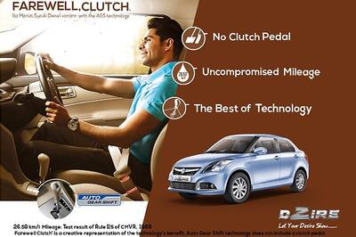Farewell clutch: Maruti Suzuki Dzire AGS