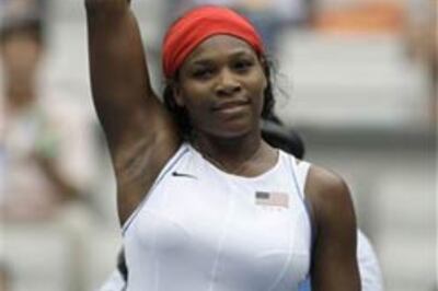 Serena cruises into second round