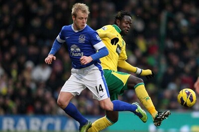 Norwich score late to beat Everton 2-1 in Premier League