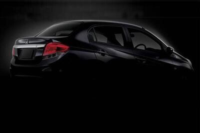 Honda teases Brio sedan, to launch in India next year
