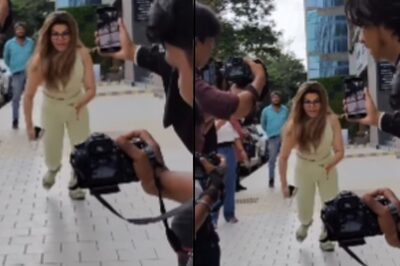 Rakhi Sawant Racing With Paps in Mumbai Proves it's Never a Dull Moment With Her
