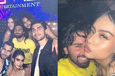 Nysa Devgn Rocks a Golden Outfit, Hugs BFF Orry as They Party In London; Photos Go Viral