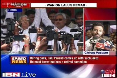 LJP's Chirag Paswan hits back, calls Lalu a 'retired comedian'