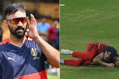 'His Shoulder Did Pop Out But...': Dinesh Karthik Provides Major Update on Reece Topley's Injury