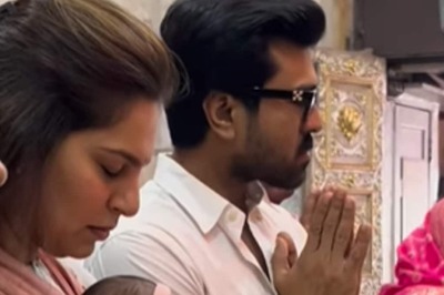 Watch: Ram Charan, Wife Upasana Visit Mumbai's Mahalaxmi Temple As Daughter Turns 6 Months