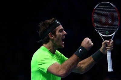 Del Potro beats Federer to reach semi-finals in London