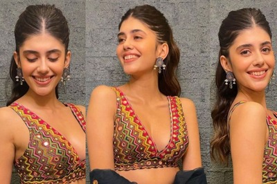 Sanjana Sanghi's Gorgeous Multi-coloured Lehenga Makes For A Bold And Beautiful Pick