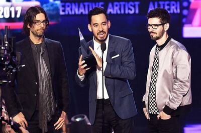 MTV American Music Awards: Linkin Park Dedicate Win to Chester Bennington