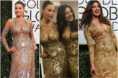 Priyanka Chopra, Sofia Vergara Look Like The Perfect Golden Globe Twins