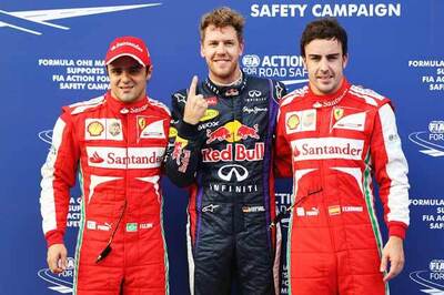 Sebastian Vettel grabs pole position for Malaysian Grand Prix 2013
