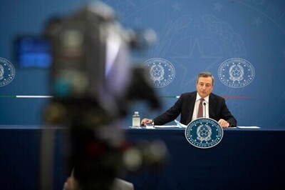 Draghi Credits Vaccines For Italy's Economic Recovery