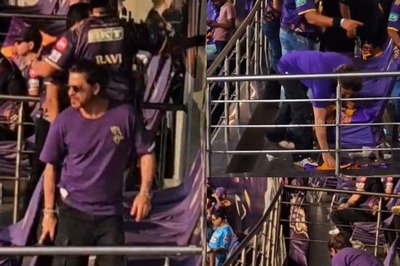 Shah Rukh Khan Wins Hearts As He Picks Up KKR's Fallen Flags After IPL Match In Kolkata; Watch Viral Video