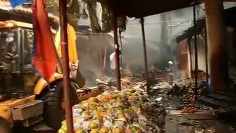 Fire breaks out in Mumbai's Crawford market; no casualties reported, around 200 shops gutted