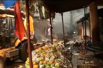 Fire breaks out in Mumbai's Crawford market; no casualties reported, around 200 shops gutted
