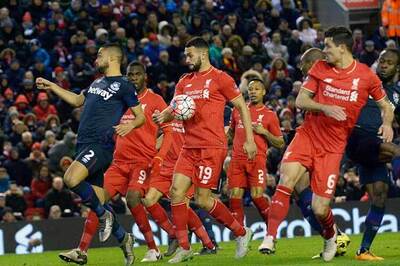 FA Cup: Liverpool held to a goalless draw by West Ham at Anfield