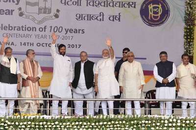 Nitish Kumar Takes Swipe at Congress at PM Modi's Function