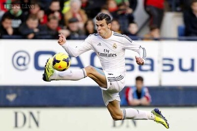 Gareth Bale back in training for Real Madrid after calf injury