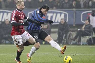 Milan derby: Milito fires Inter to 1-0 win