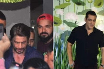 Shah Rukh Khan, Salman Khan Captured Interacting At Arpita Khan's Diwali Bash; Video Goes Viral, Watch