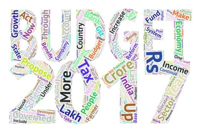 Interactive Word Cloud: Arun Jaitley's Budget 2017-18 Speech