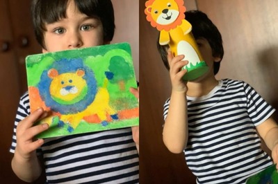 Kareena Kapoor Khan Flaunts the Painting Made by 'In House Picasso' Taimur