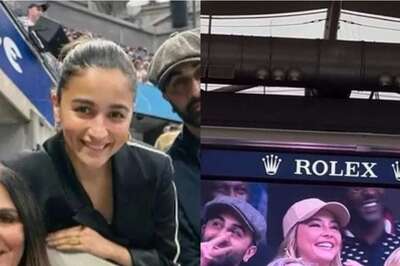 Alia Bhatt, Ranbir Kapoor Attend US Open, Animal Star Photobombs Madelyn Cline; Watch Video
