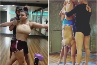 Rakhi Sawant Shares Yoga Video, Gets Trolled for Her Outfits