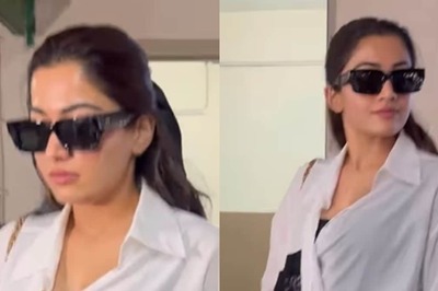 Rashmika Mandanna Nails Airport Look In Comfy Oversized Shirt And Baggy Pants