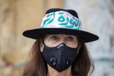 Women Mark Mothers' Day In Beirut With March To Damaged Port